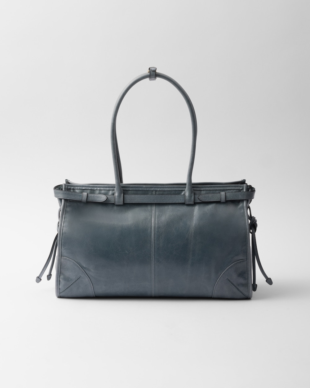 Prada Bonnie Large Leather Handbag - Image 4